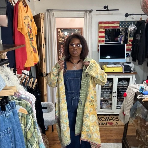 Magnolia Pearl Yrsa Quilted Kimono - Picture 2 of 6